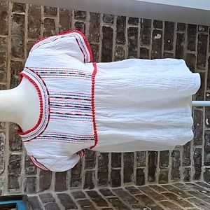 ANTHROPOLOGIE THML Boho Pom Pom Top